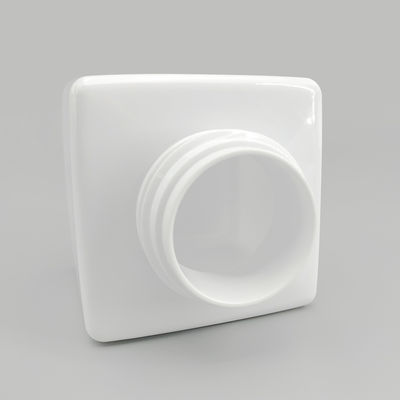 White Square 42mm 8.45oz Foam Pump Bottle
