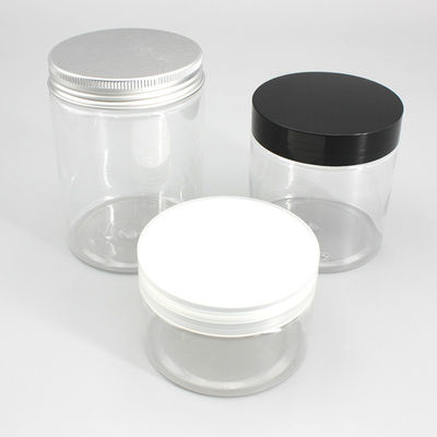 Transparent PET Plastic 97mm 300ml Bulk Cosmetic Jars