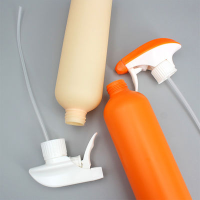 Orange HDPE 450ml Plastic Trigger Spray Bottles