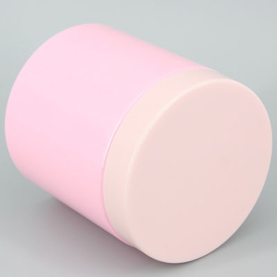 Pink Cylinder 98mm 16.91oz Plastic Cosmetic Jars