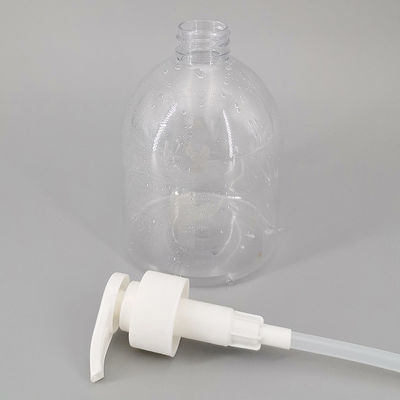 Transparent PET 142mm 500ml Lotion Squeeze Bottles