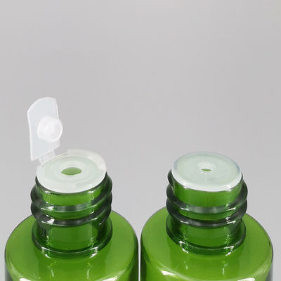 PET 8g Transparent Green 1.1oz Skin Care Bottles