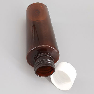 PET 24mm Brown 120ml Recycled Plastic Bottles