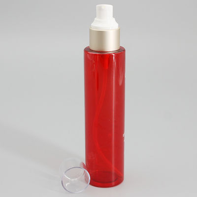 Red Screen Printing 151mm 140ml PET Plastic Spray Bottle