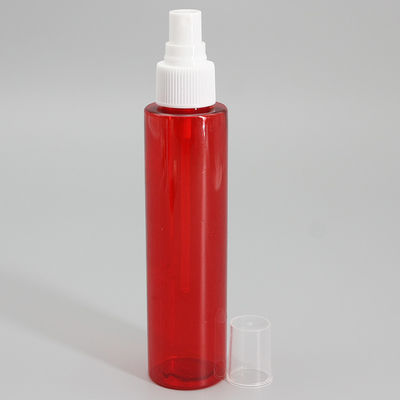 Red Screen Printing 151mm 140ml PET Plastic Spray Bottle