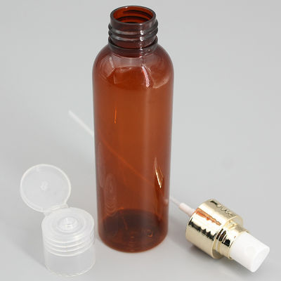 Clear Brown 131mm 4oz Small Empty Spray Bottles