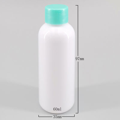 White 20mm 60ml Recycled Plastic Bottles