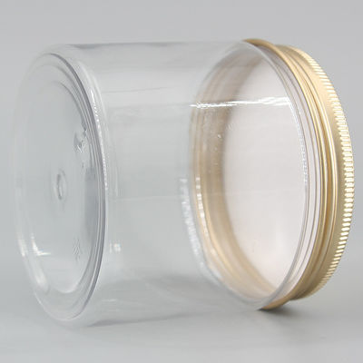 PET Plastic 95mm 13.52oz Clear Plastic Cosmetic Containers