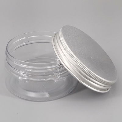 Aluminum Lid 36mm 70ml Clear Cosmetic Containers
