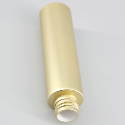 Cylinder 24mm Gold Smooth 3.38oz PET Plastic Bottle