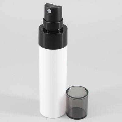 White Cylinder 12g 70ml PET Plastic Spray Bottle