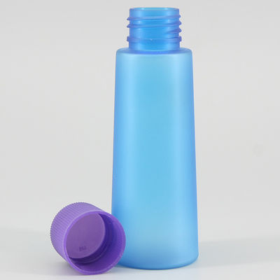 Blue PET 24mm Round 2.71oz Skin Care Bottles