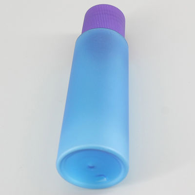 Blue PET 24mm Round 2.71oz Skin Care Bottles