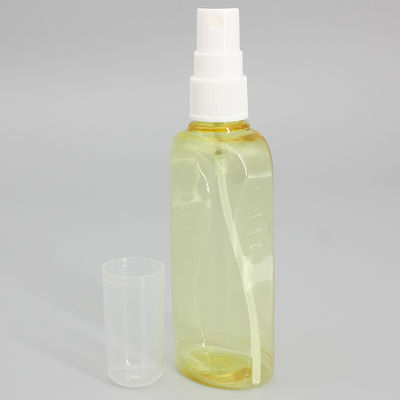 Transparent Light Yellow 90ml PET Plastic Spray Bottle