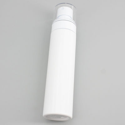 100ml Pet Plastic Spray Bottle White Cylinder Flat Shoulder