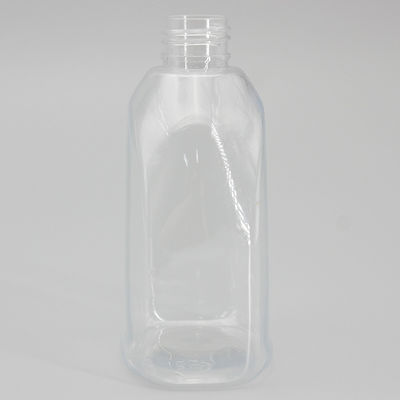 117mm 250ml PET Clear Plastic Skin Care Bottle With Screw Cap