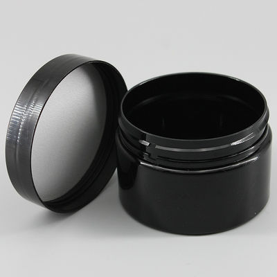 4.06oz 120ml Black Plastic Cosmetic Jars For Ink Glue Packaging
