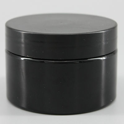 4.06oz 120ml Black Plastic Cosmetic Jars For Ink Glue Packaging