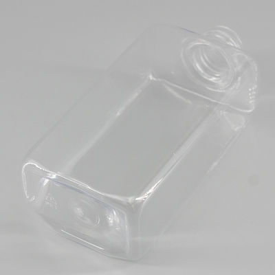220ml Square Flat Plastic Shampoo Pump Bottles For Hand Sanitizer
