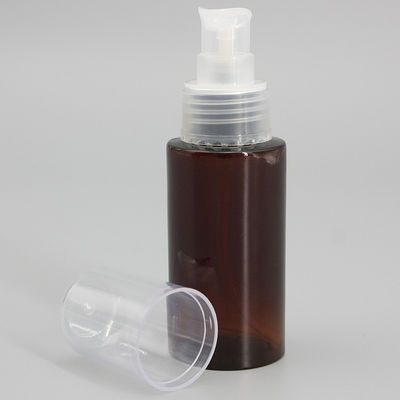 70ml Amber PET Lotion Cylinder Plastic Alcohol Spray Bottle
