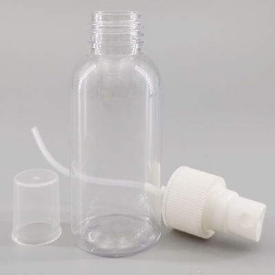 24mm 80ml Shampoo Shower Gel PET Plastic Spray Bottle