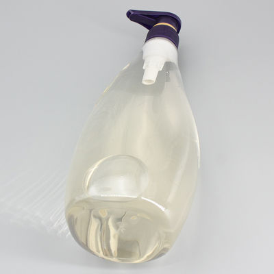 Shampoo Bottle 750ml Transparent Lotion Shower Plastic Bottle Pump Dispenser Clear Large Packaging Bottle Special Shape