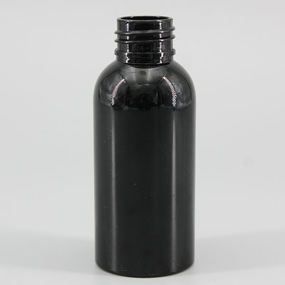 2.7oz/80ml Mini Black PET Bottle With Screw Cap Sprayer, Anti-Light Plastic Bottle , Universal Packaging Bottle