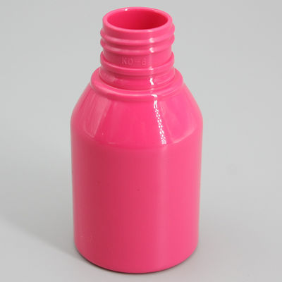 70ml 75ml PET Round Plastic Lotion Bottle Small Hot Pink Cosmetic Packaging Spray Bottle Colorful Flip Cap Screw Cap