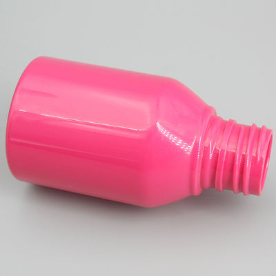 70ml 75ml PET Round Plastic Lotion Bottle Small Hot Pink Cosmetic Packaging Spray Bottle Colorful Flip Cap Screw Cap