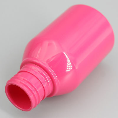 70ml 75ml PET Round Plastic Lotion Bottle Small Hot Pink Cosmetic Packaging Spray Bottle Colorful Flip Cap Screw Cap