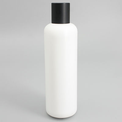 300Ml 10.15Oz White HDPE Plastic Custom Bottle Toner Skin Care Bottle Makeup Remover Cosmetic Black Screw Cap Bottle
