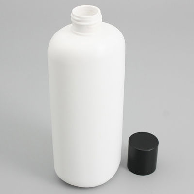 300Ml 10.15Oz White HDPE Plastic Custom Bottle Toner Skin Care Bottle Makeup Remover Cosmetic Black Screw Cap Bottle