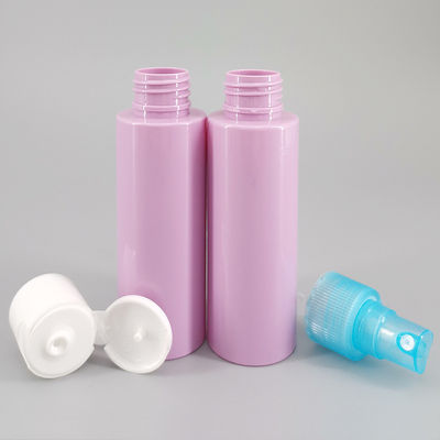 Flip Cap Cylinder PET Plastic Perfume Spray Bottle 2.71oz 80ml