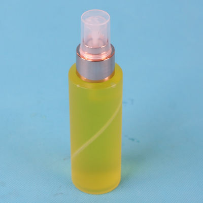 Plastic PET Frosted Cylinder Cosmetic Empty Spray Bottle 100ml