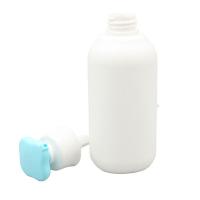 400ml Milky White Cylindrical HDPE Toiletries Baby Shampoo Bottle