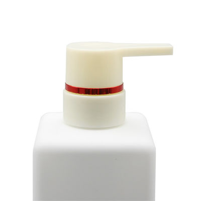 HDPE 400ml Square Body Lotion Hand Sanitizer Pump Bottles