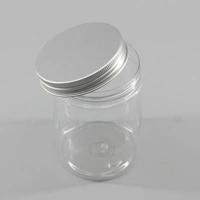 300ml Transparent Cylinder PET Storage Jar for Food Snack Honey Packaging