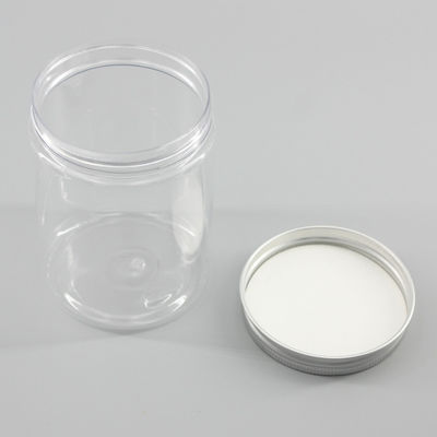 300ml Transparent Cylinder PET Storage Jar for Food Snack Honey Packaging