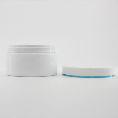 200ml White PET Baking Soda Cosmetic Screw Cap Plastic Jar