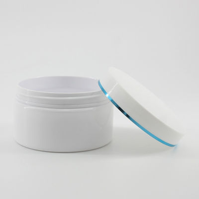 200ml White PET Baking Soda Cosmetic Screw Cap Plastic Jar