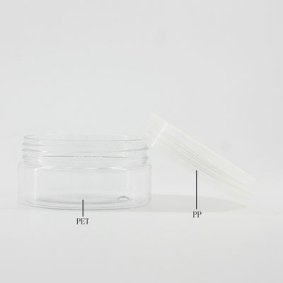 100ml Clear Candy Biscuit Plastic Packaging Jar PP Screw Cap