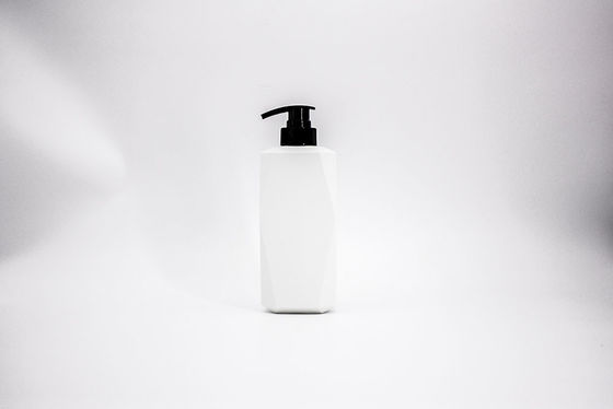 550ml HDPE 32mm Hair Mask Plastic Pump Bottle Irregular Shape