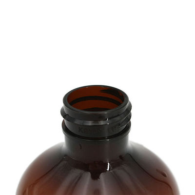 121mm 280ml 480ml Transparent Amber Shampoo Bottle