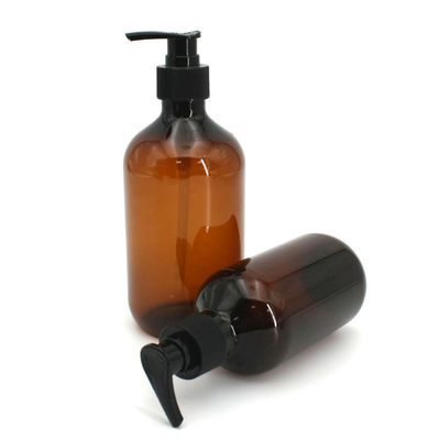 121mm 280ml 480ml Transparent Amber Shampoo Bottle