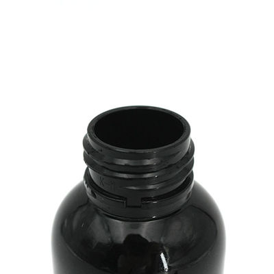 Black Cylinder 19.4g 120ml PET Plastic Skin Care Bottle