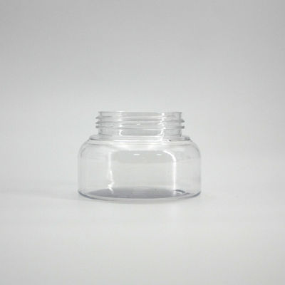 PET 110ml 3.71oz Bath Salt Plastic Jar Black Screw Cap