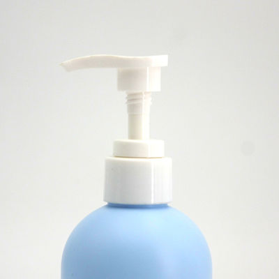 250mL 8.45oz HDPE Blue Cosmetic Lotion Bottle Round Shoulder