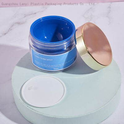 2.71OZ Facial Mask Golden Screw Cap Plastic Cosmetic Jars