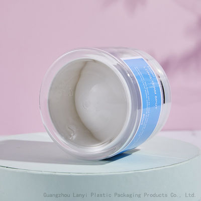 2.71OZ Facial Mask Golden Screw Cap Plastic Cosmetic Jars