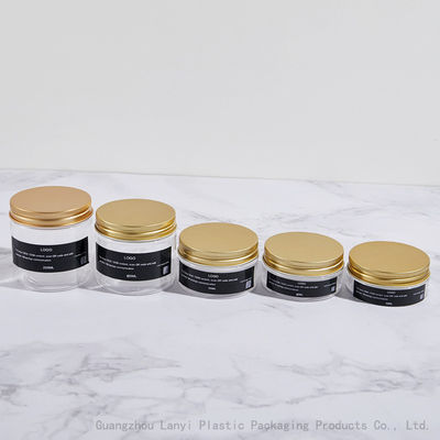 50ml 60ml 110ml Transparent Plastic Jars Cookie Candy Storage